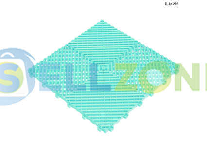 Δάπεδο PVC για συνεργείο γκαράζ – μπλε τυρκουάζ - DUa596